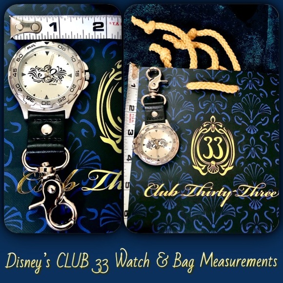 ⭐️💲SOLD💲⭐️ RARE ⭐️ DISNEY ⭐️ Club 33 Pocket Watch - Picture 15 of 16